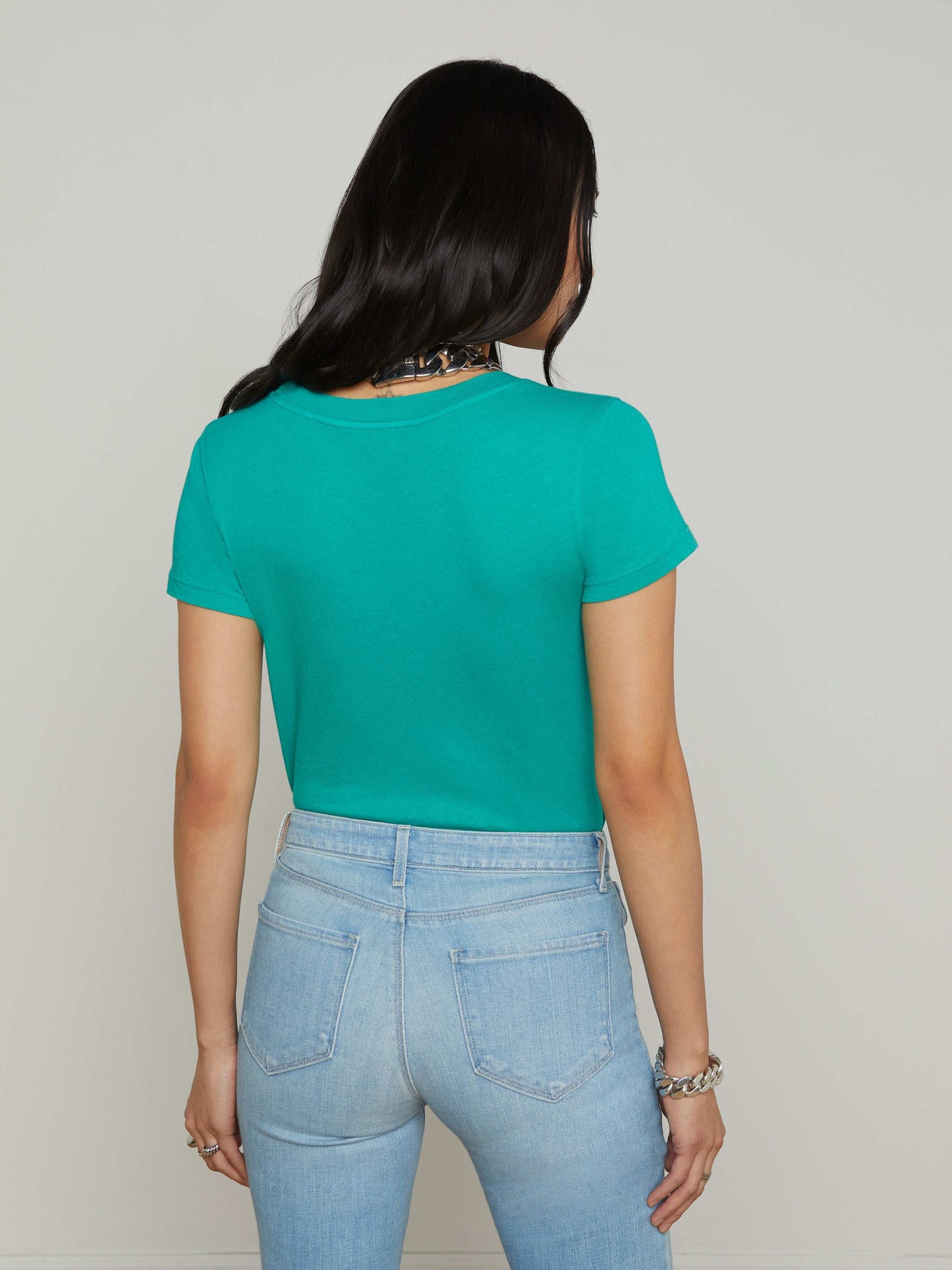 Cory Cotton Scoopneck Tee